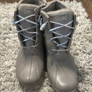 Sperry Tan Rain Boots